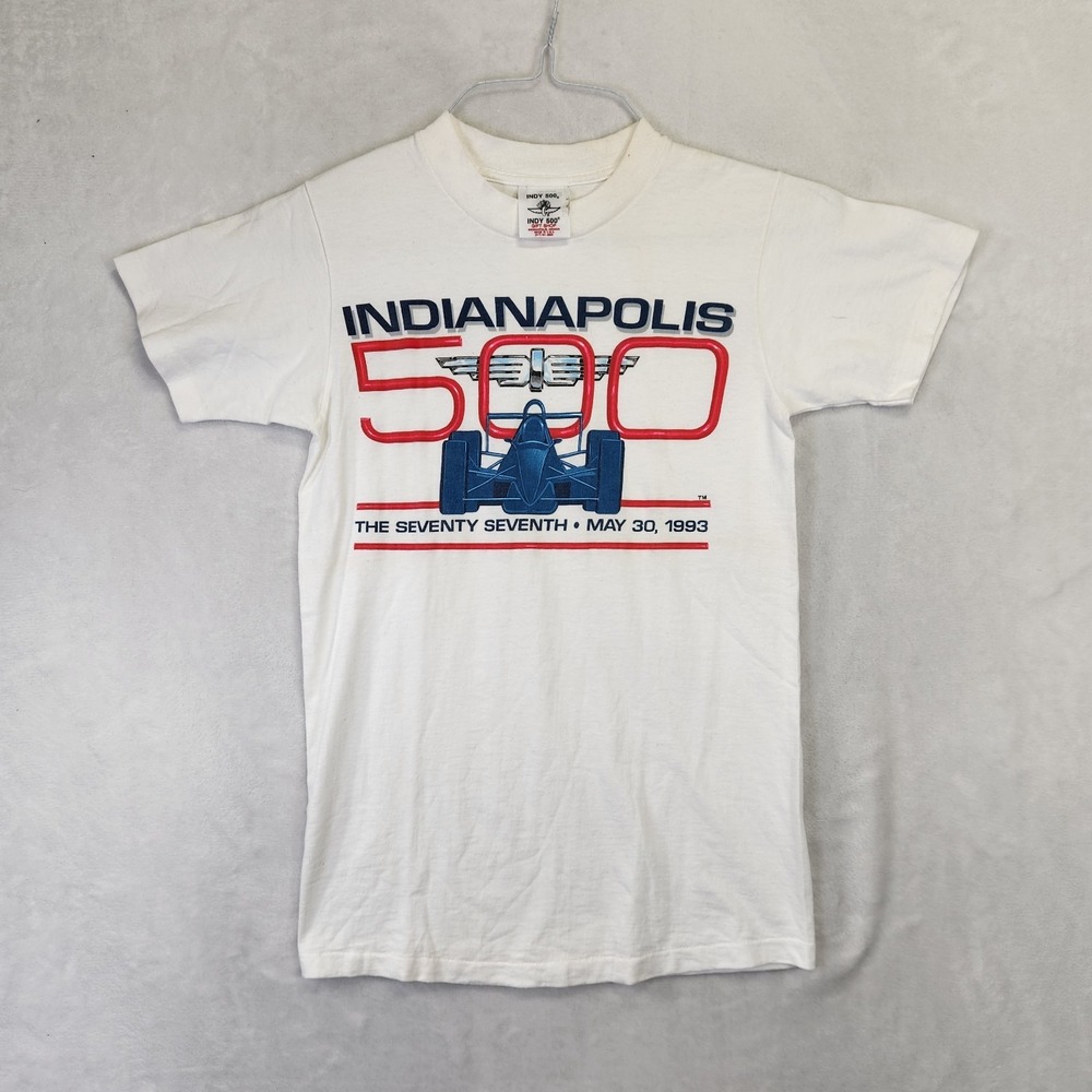Vintage 1993 Indianapolis 500 Indy 500 Single Stitch T-Shirt Mens Small USA